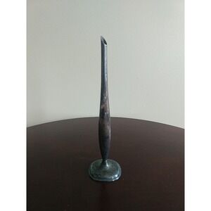 Vintage Elite By WMF Single Flower Holder Tall Stick Holder Silverplate Germany